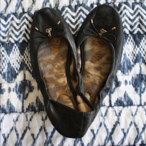 Classic San Edelman Felicia Ballet Flats in Black